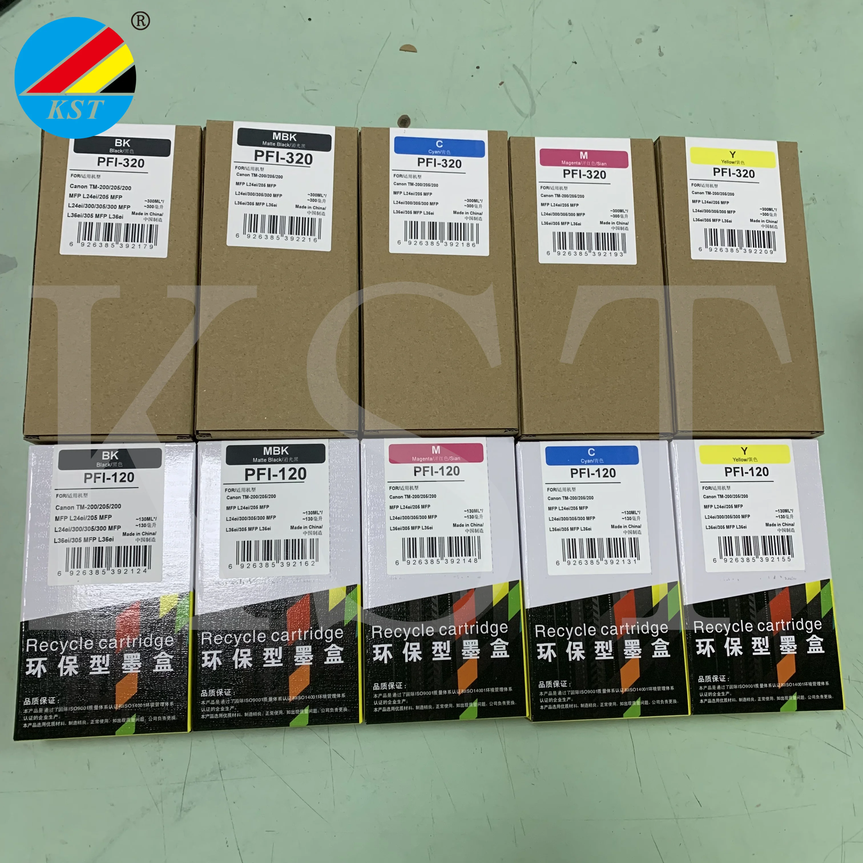 Premium ink cartridge PFI-120 PFI120 for Canon imagePROGRAF TM200 TM205 TM300 TM305 TM 200 205 300 305 refill cartridge ink