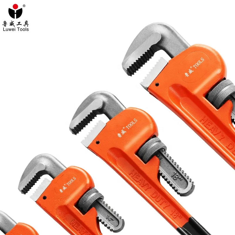Heavy Duty Pipe Wrench Pipe Clamp Plumbing Manual Tools Anti-Rust Anti-Corrosion Pipe Wrench