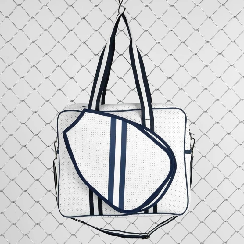 Custom Pickleball Shoulder Bag Court Neoprene Tennis Paddle Ball Sling With Zipper Pocket Racquet Bag Pickleball Bag for Women