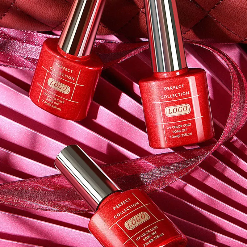 RubioAroma Custom Logo Private Label Uv Led Nail Art Soak Off 56 Color Starry Magic Resin Organic Magnetic Cat Eye Gel Polish