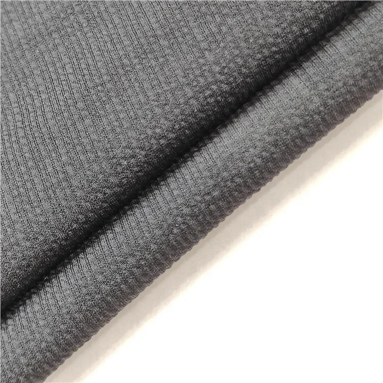 New design cheap price 165gsm t/sp black knit sweater jacquard fabric paint