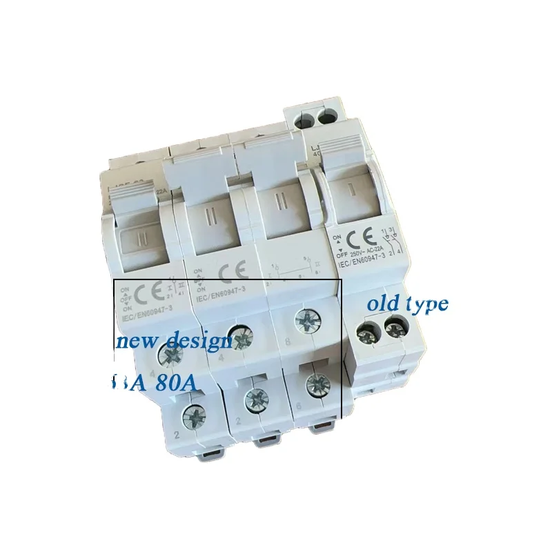 SFF 63a 80a changeover manual disconnector disconnect switch