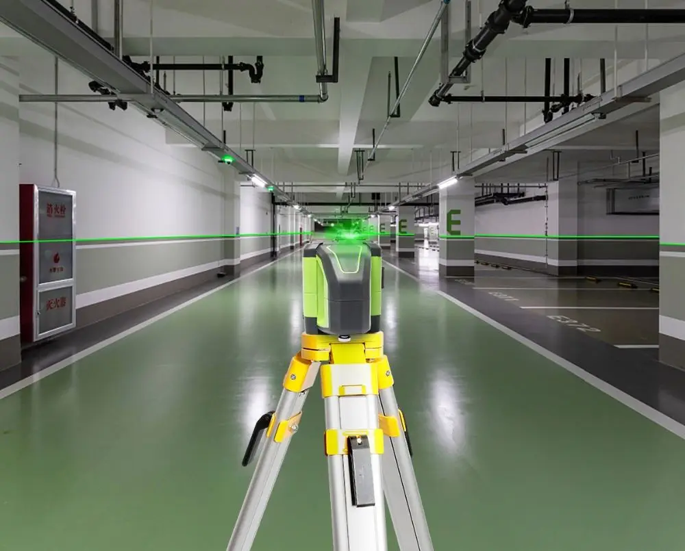 Huepar M3Y for Total Station, Automatic Optical Level, Rotary Laser,Aluminum Flat Head Heavy Duty Telescoping Tripod