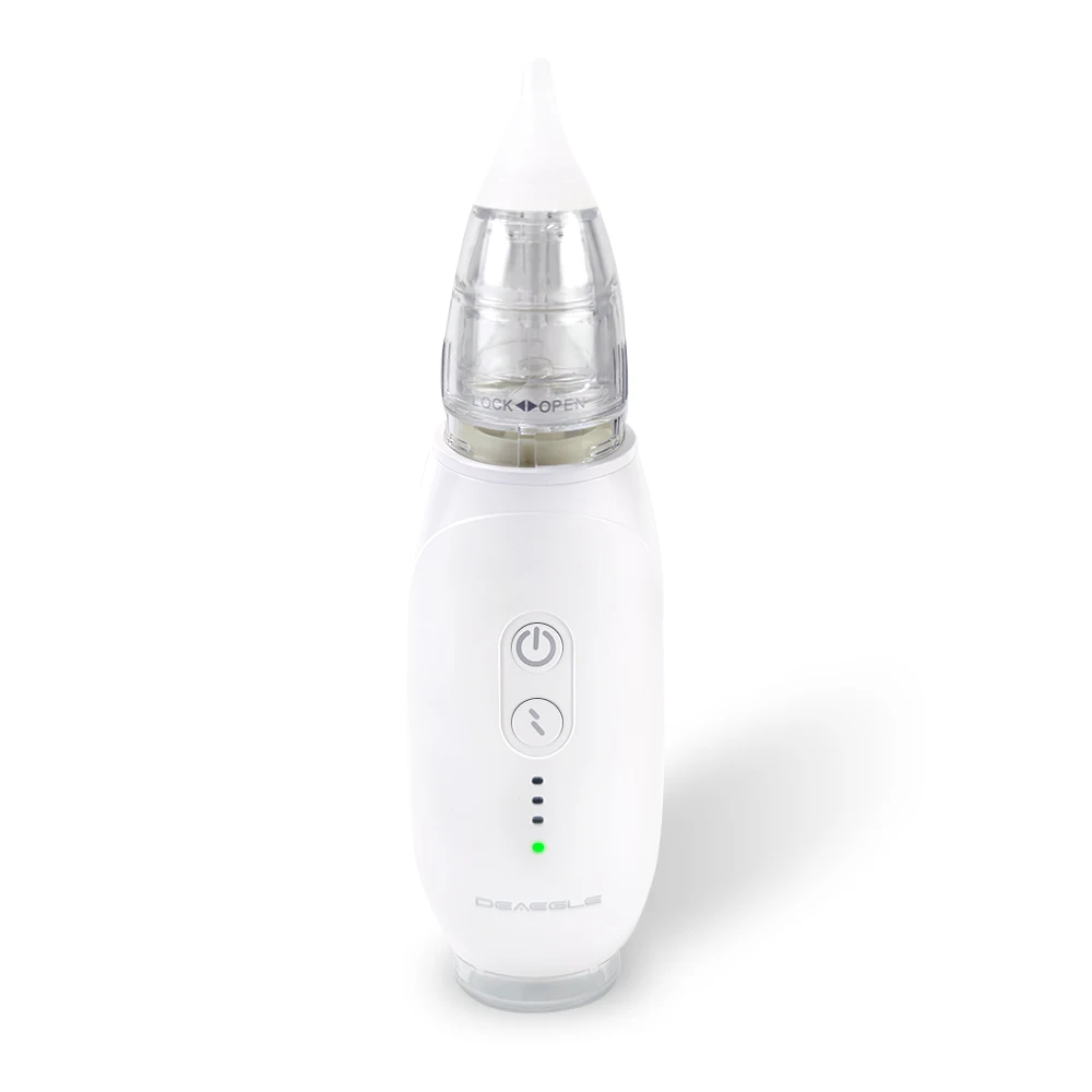 3 suction level strong power 55-65-75kpa baby nasal aspirator self-cleaning model with rechargeable battery