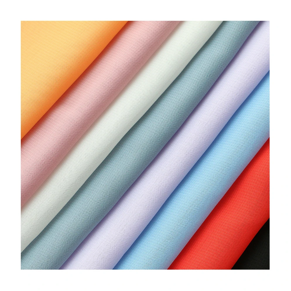 100% polyester 150D hight pongee plain 3 layer waterproof and breathable stretch  jacket lining fabric