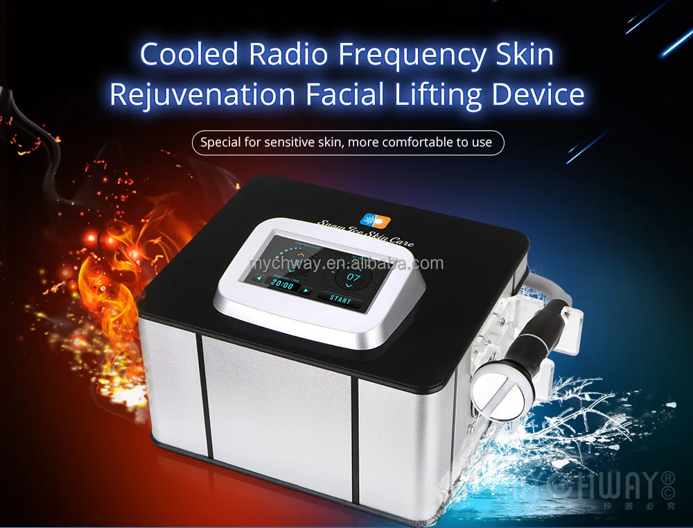 Snow Ice Cooled RF Radio Frequency Skin Tightening Facial Care Beauty Machine