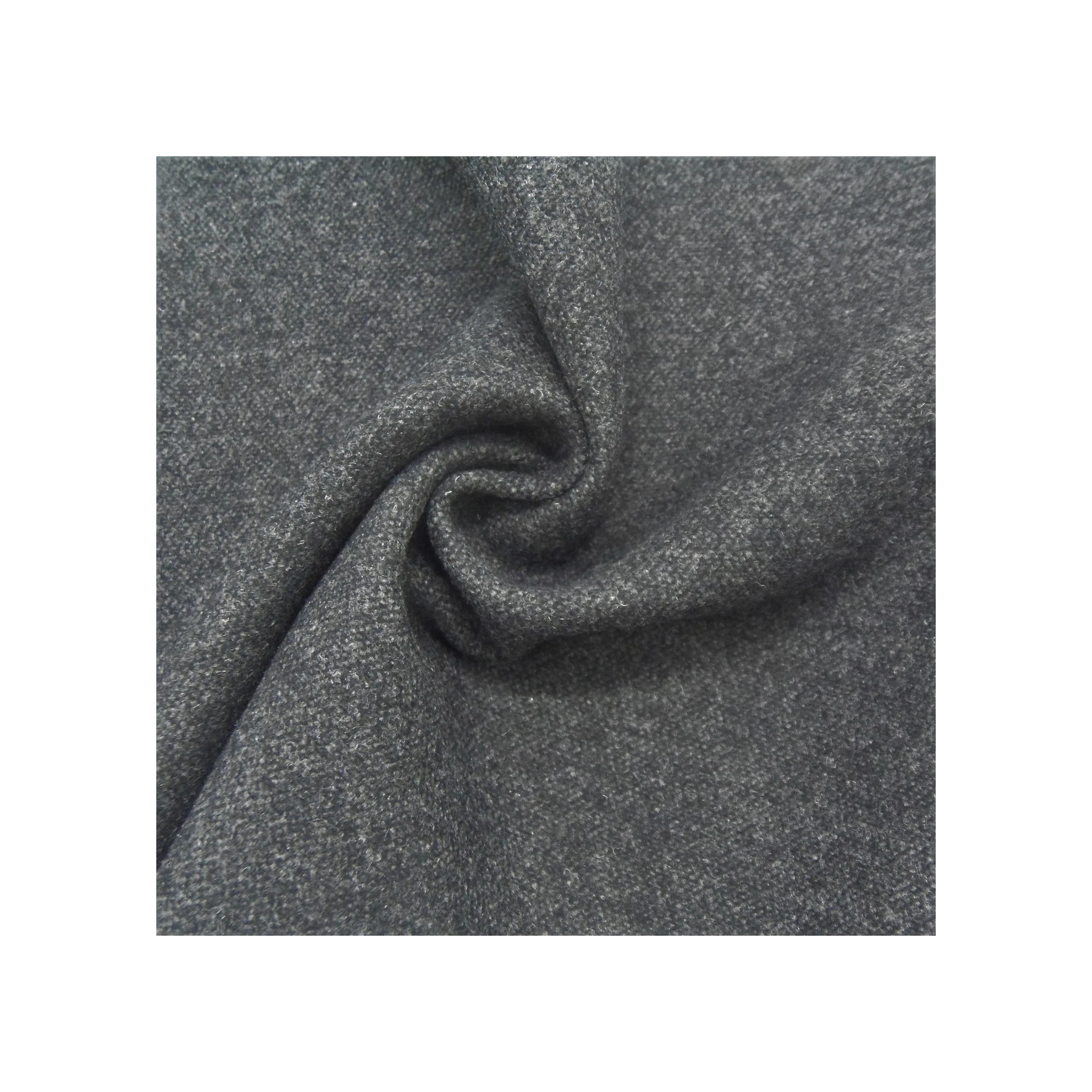 Мужская двухсторонняя шерстяная ткань из Мелтона, однотонная шерстяная нейлоновая смешанная ткань, однотонное окрашенное пальто, тканая смесь шерсти