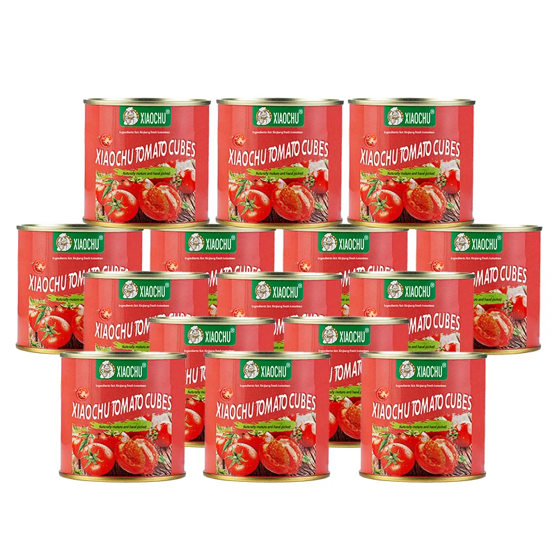 Chopped Tomato 252g Provide free samples Canned Tomato Diced Chopped Tomatoes