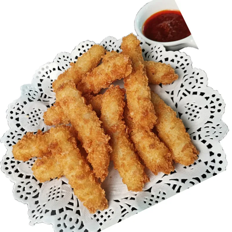 Shandong Ocean Village Food Best Seller Squid Strip Breaded Cooked Calamari Strips Ready To Pan Or Air Fryer