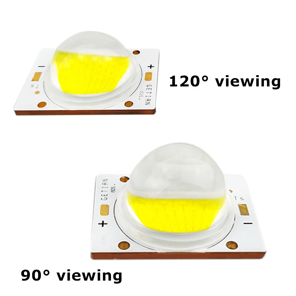 High Integrated LED with lens 90 degree viewing for High bay 100W 5500k flip chip led COB 150W 200w