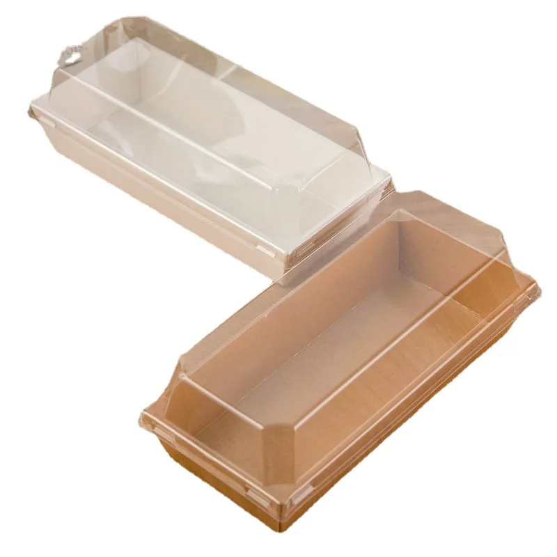 Custom Printed logo Food Grade Paper Doughnut Cake Donut Box Disposable Bakery Plastic Packaging Dessert Box