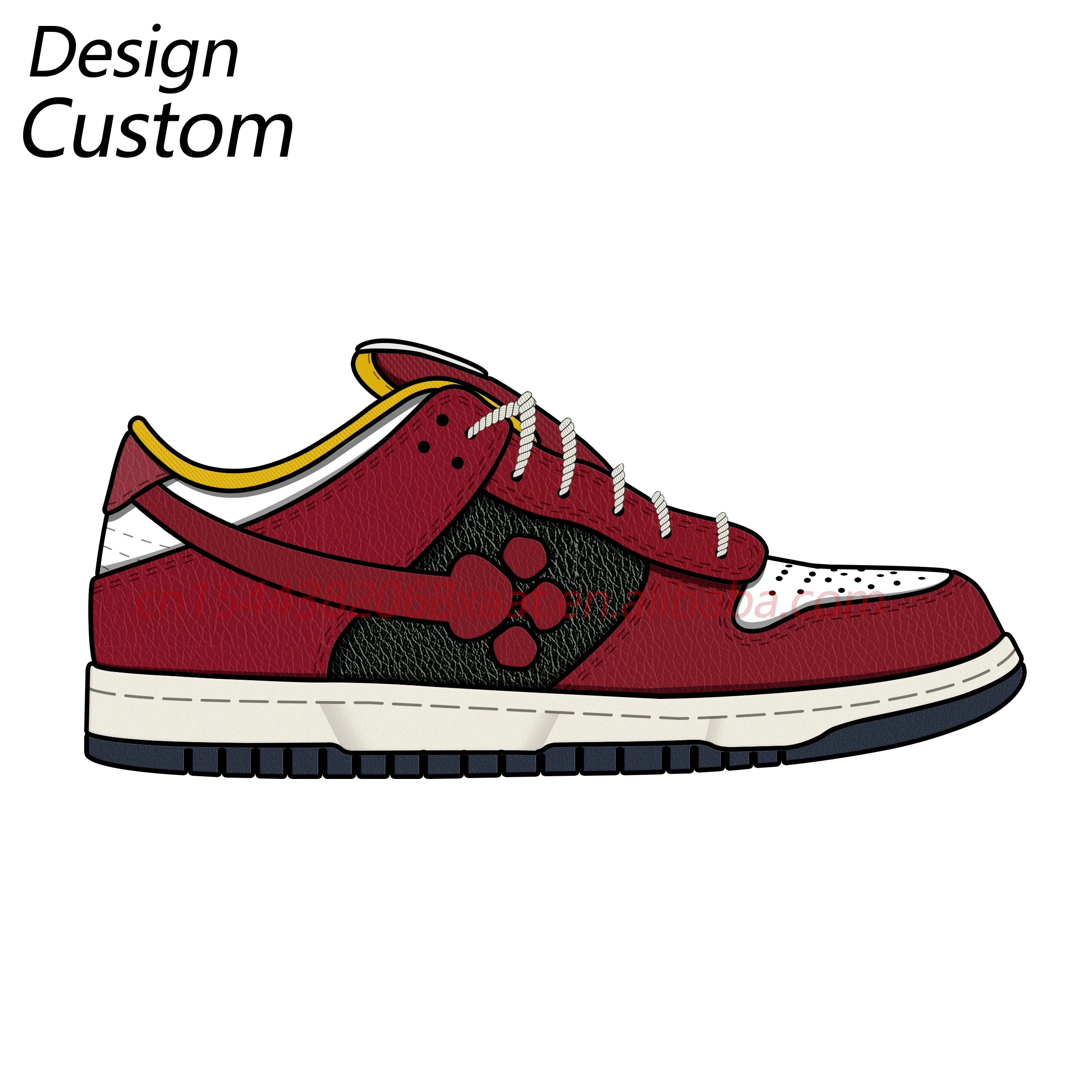 Design your own shoe china causal shoes custom sneakers logo spor  custom shoes men casual sneakers dunks sb low