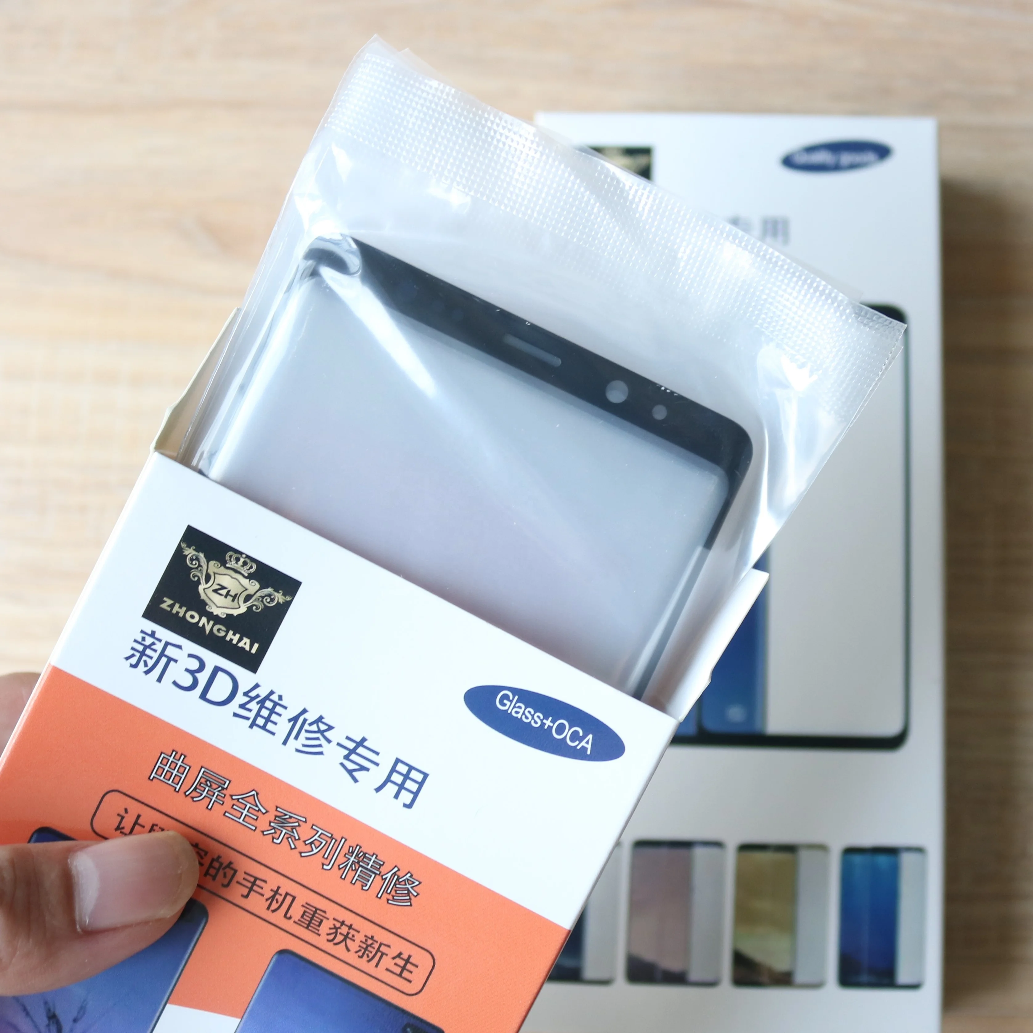  Стеклянная панель YWangSen с изогнутыми краями и Oca сухим клеем для Samsung Galaxy S20