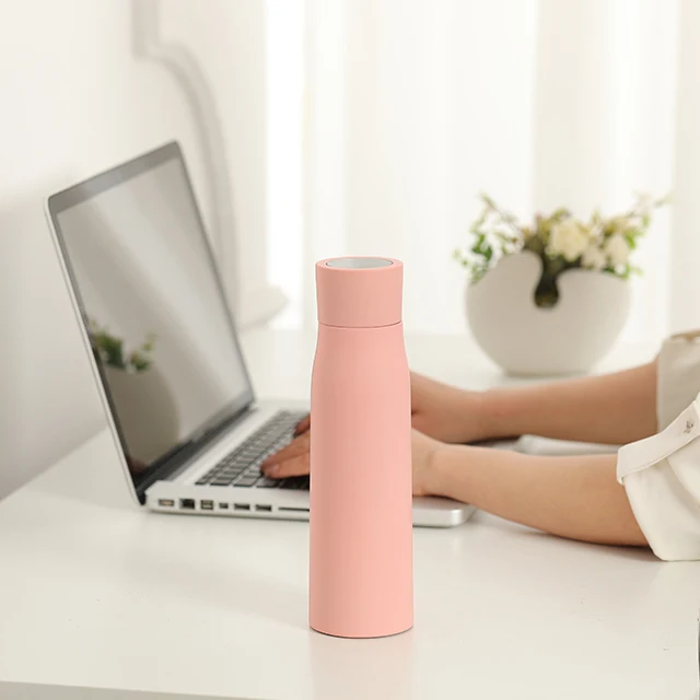 Новое поступление 400 500 мл Заводская бутылка для воды из нержавеющей стали УФ-свет самоочищающийся умный вакуумный очиститель