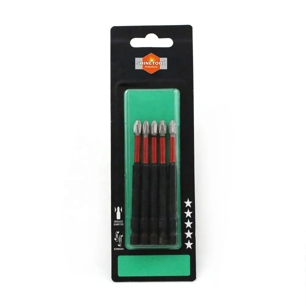 5pcs S2 material T25 bits set screw driver bit