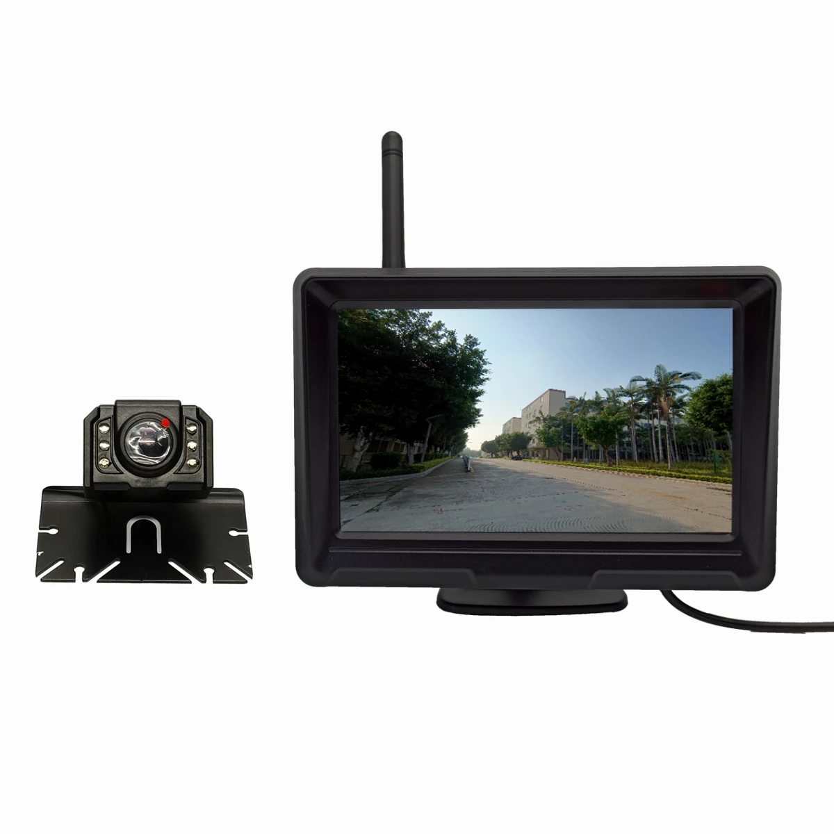 Professional Digital Wireless Waterproof Car Rear View Camera With Lcd Car Monitor