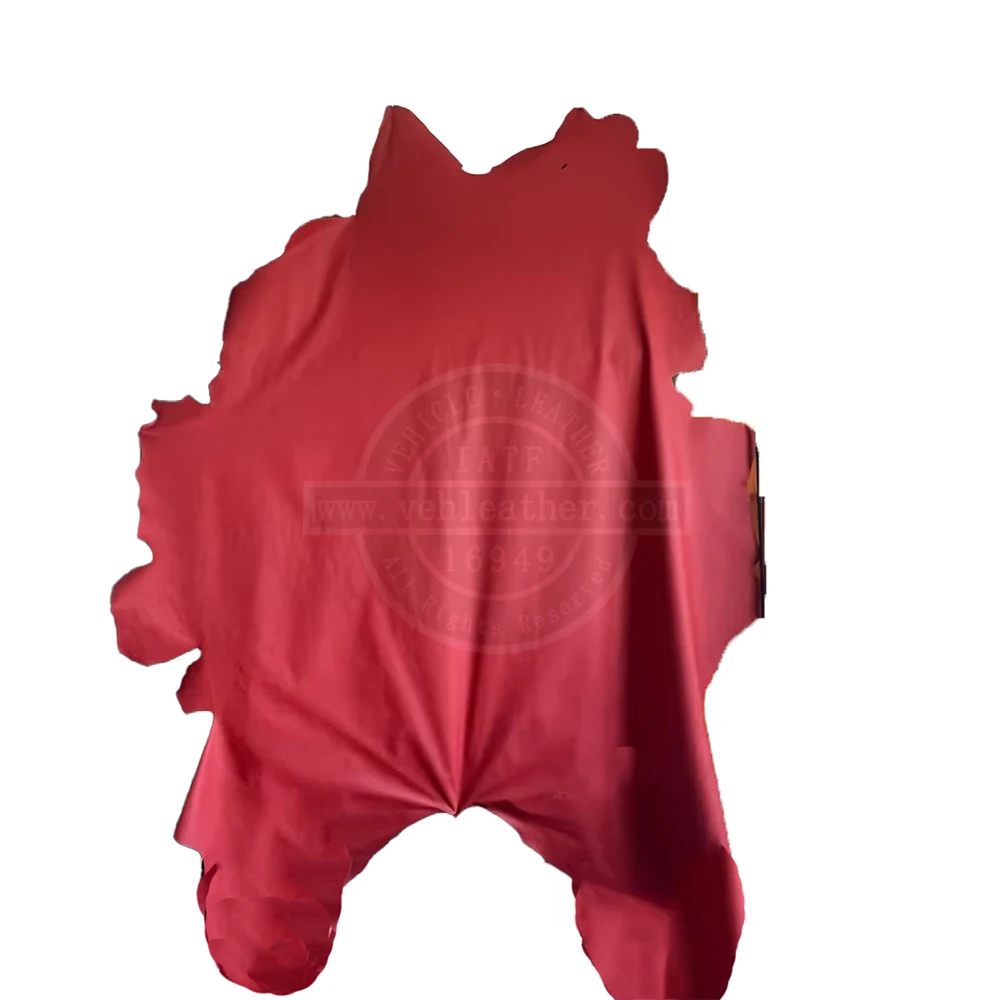 Finished Genuine Nappa Cowhide Real Leather Railway Leather