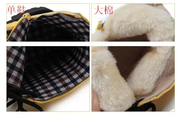  Осенне-зимние водонепроницаемые ботильоны на шнуровке для маленьких мальчиков и девочек