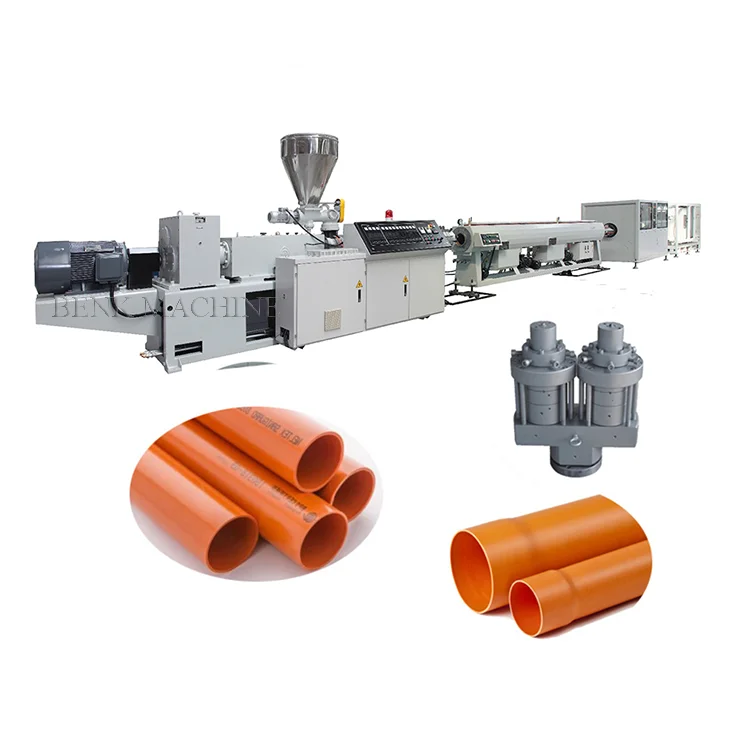 Plastic PVC UPVC CPVC Water Pipe Cable Pipe Extrusion Making Machine Price Plastic extruder machine