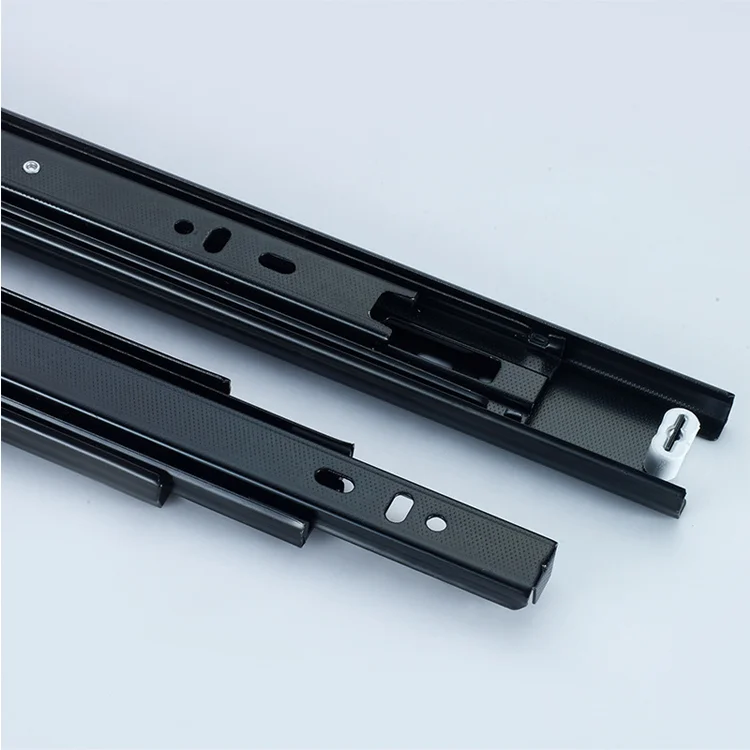 Zinc finish collapsible railing heavy duty drawer slide rail