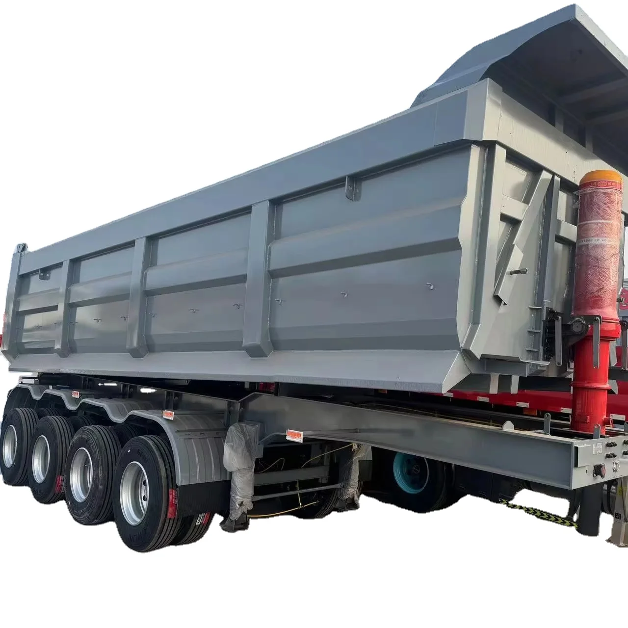 Hydraulic Tipping Truck Rear U Shape Dump Semi Trailer for Sand/Mine/Stone