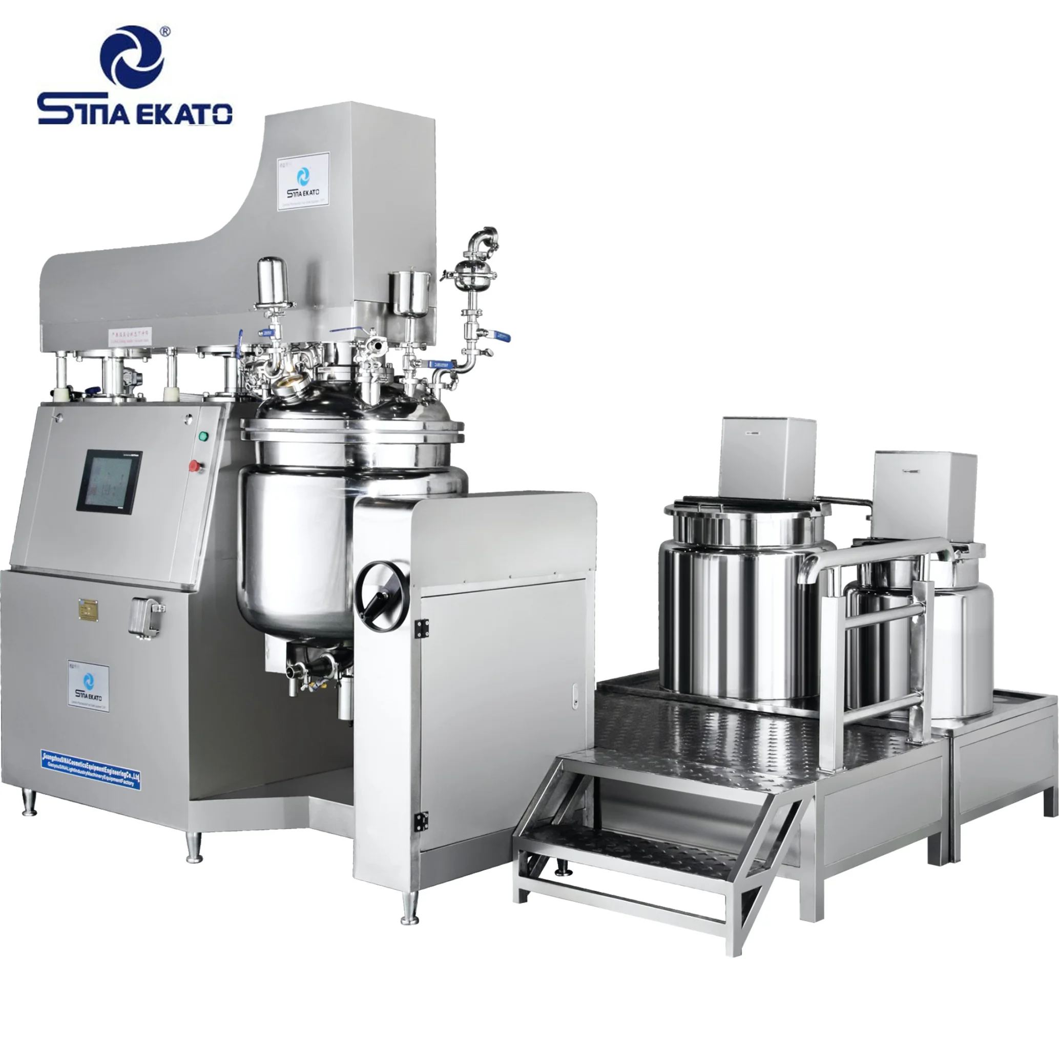 SINA EKATO 200L Tomato Sauce Ketchup Mayonnaise Vacuum Homogenizer Mixer Mixing Machine Food Making Plant