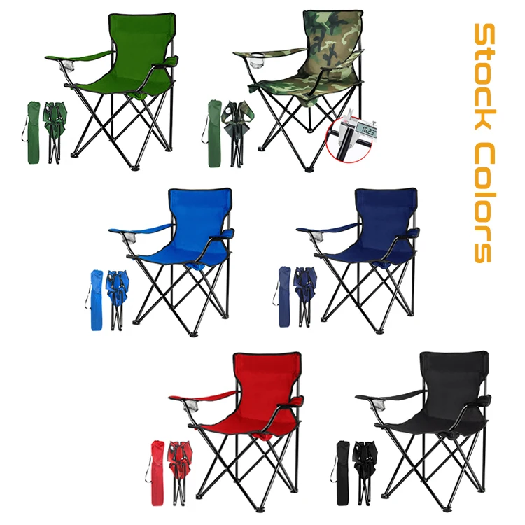 Factory Customized Folding Outdoor Portable Camping Beach Chairs in Stocks