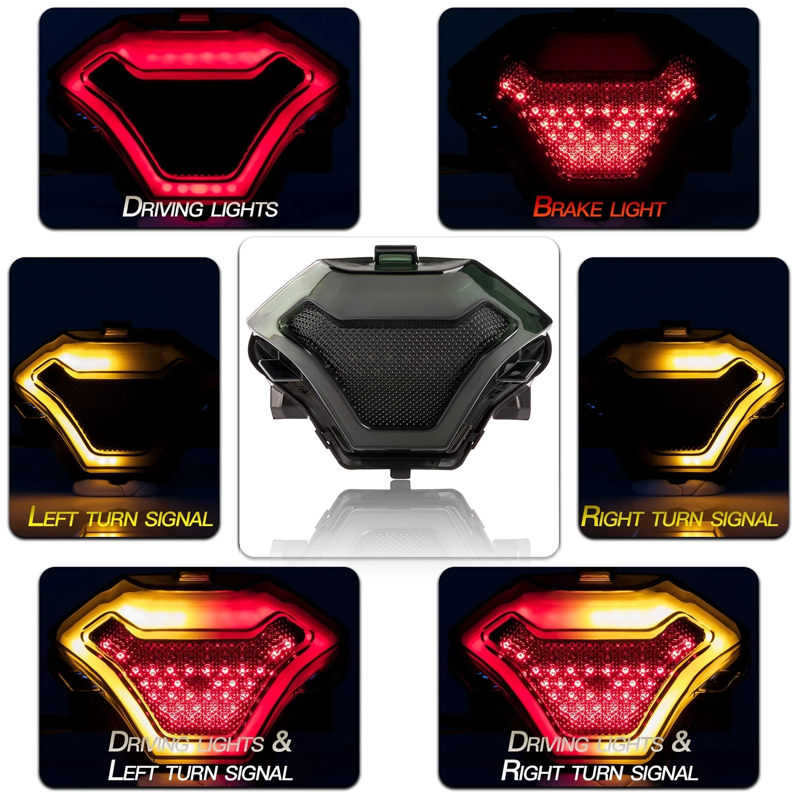 Yosovlamp Y15 Y15ZR V1 V2 / R25 MT07 TST дизайнерская задняя сигнальная лампа для потока светодиодов yamahas R3 R5 R1 R6 R7 светодиодная фара мотоцикла