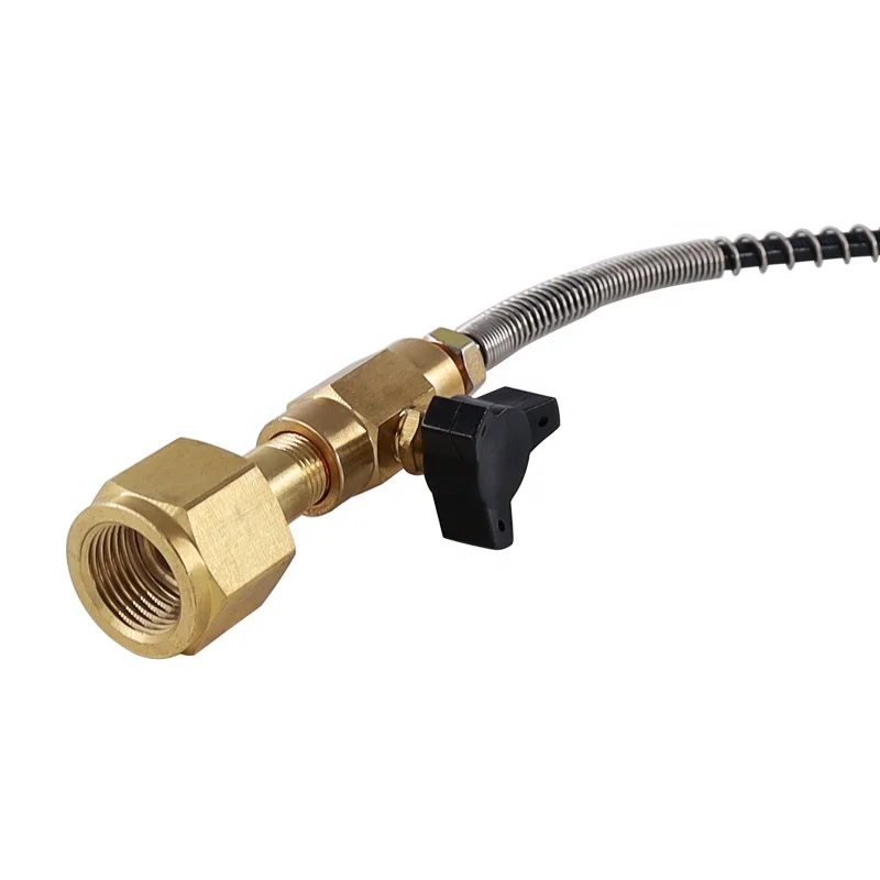 Soda Sparkling Water Stream Club Co2 Cylinder Refill Adapter with Connector CGA320 W21.8-14  G5/8 cartridges