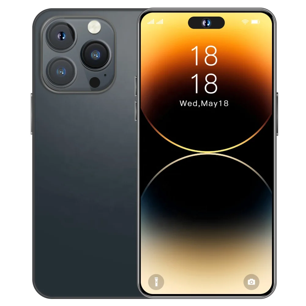 2023 NEW Phone 14 pro max 6.7 inch Original WIFI BT FM GPS i14 Smartphone 16GB+512GB Android 4G 5G Mobile phone