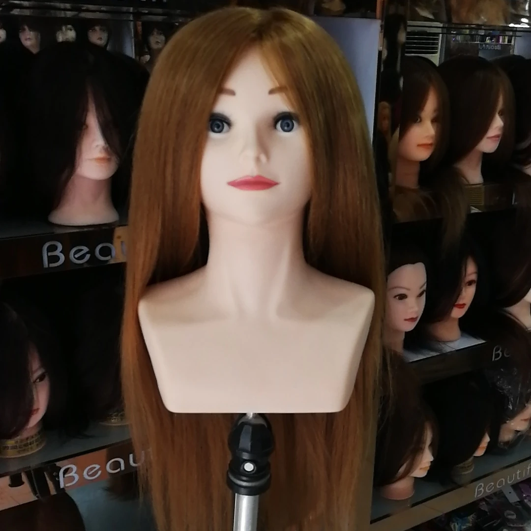 Make up beauty girl hand-painted barber Hairdressing mannequin head
