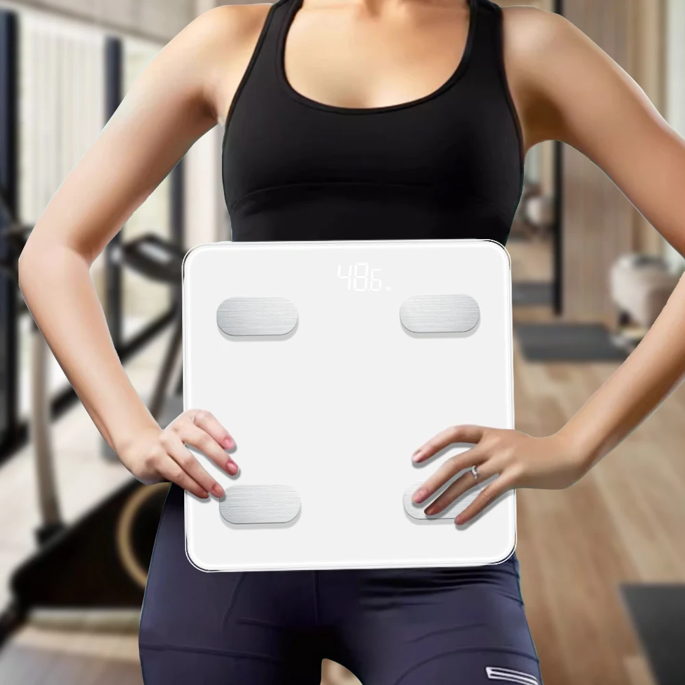 BT Link Body Balance BMI Fat Weighting Scales Digital Smart Body Composition Analyzer Bathroom Weight Scales