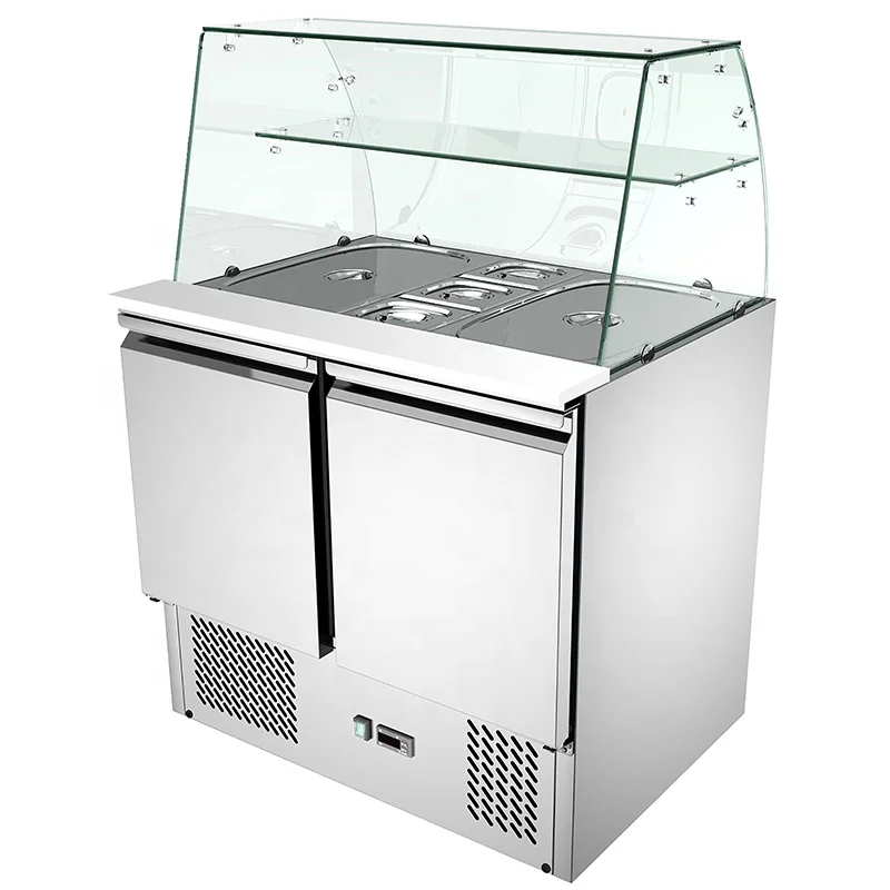 salad prep counter commercial refrigerated Saladettes