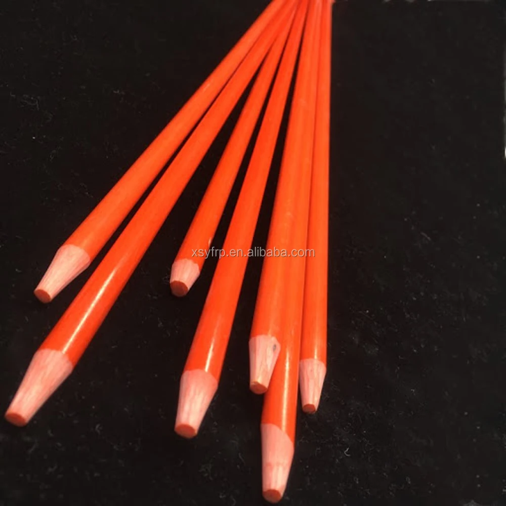 China Supplier Electrical Fence Fiberglass Pole with Sharp Point End