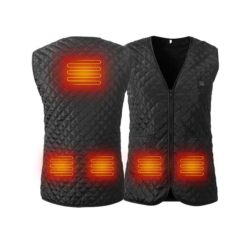 Умный жилет с электрическим подогревом и зарядкой от USB, можно стирать в стиральной машине, шесть размеров, подходит для мужчин и женщин