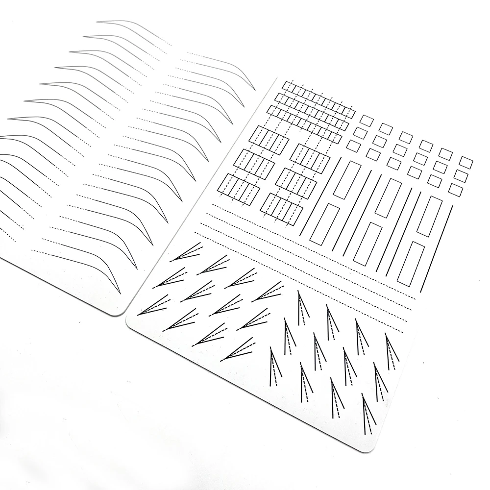 OEM Hot Sale Microblading Supplies Silicone Eyebrows Practice Skin PMU Practice Sheet for Permanent Makeup Course