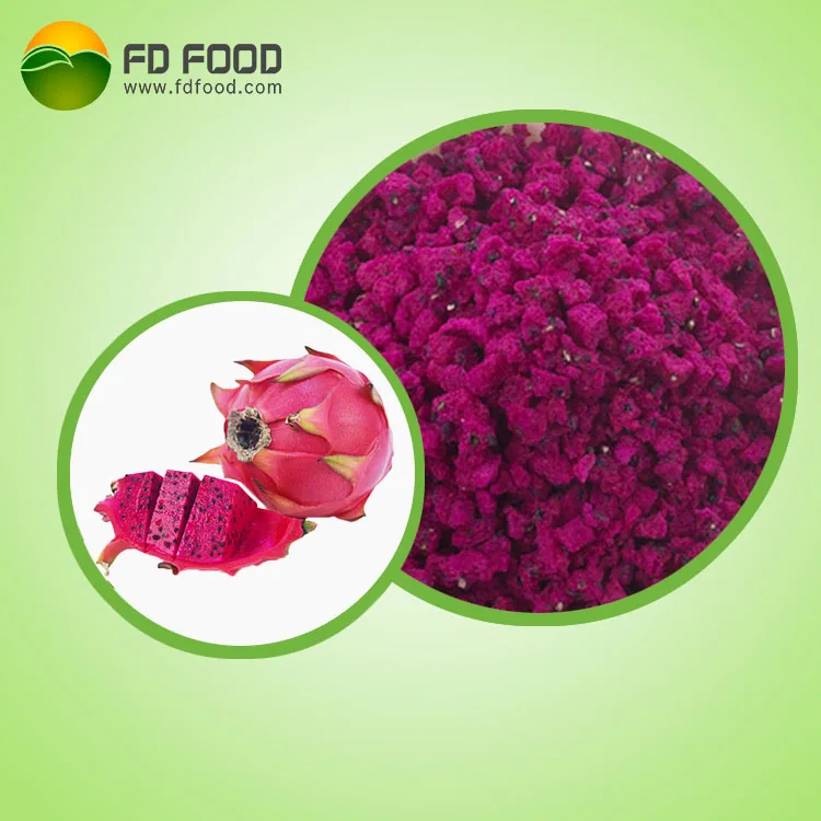 Lujia unique superfood is freeze-dried then finely ground to create a blendable powder freeze dried pitaya