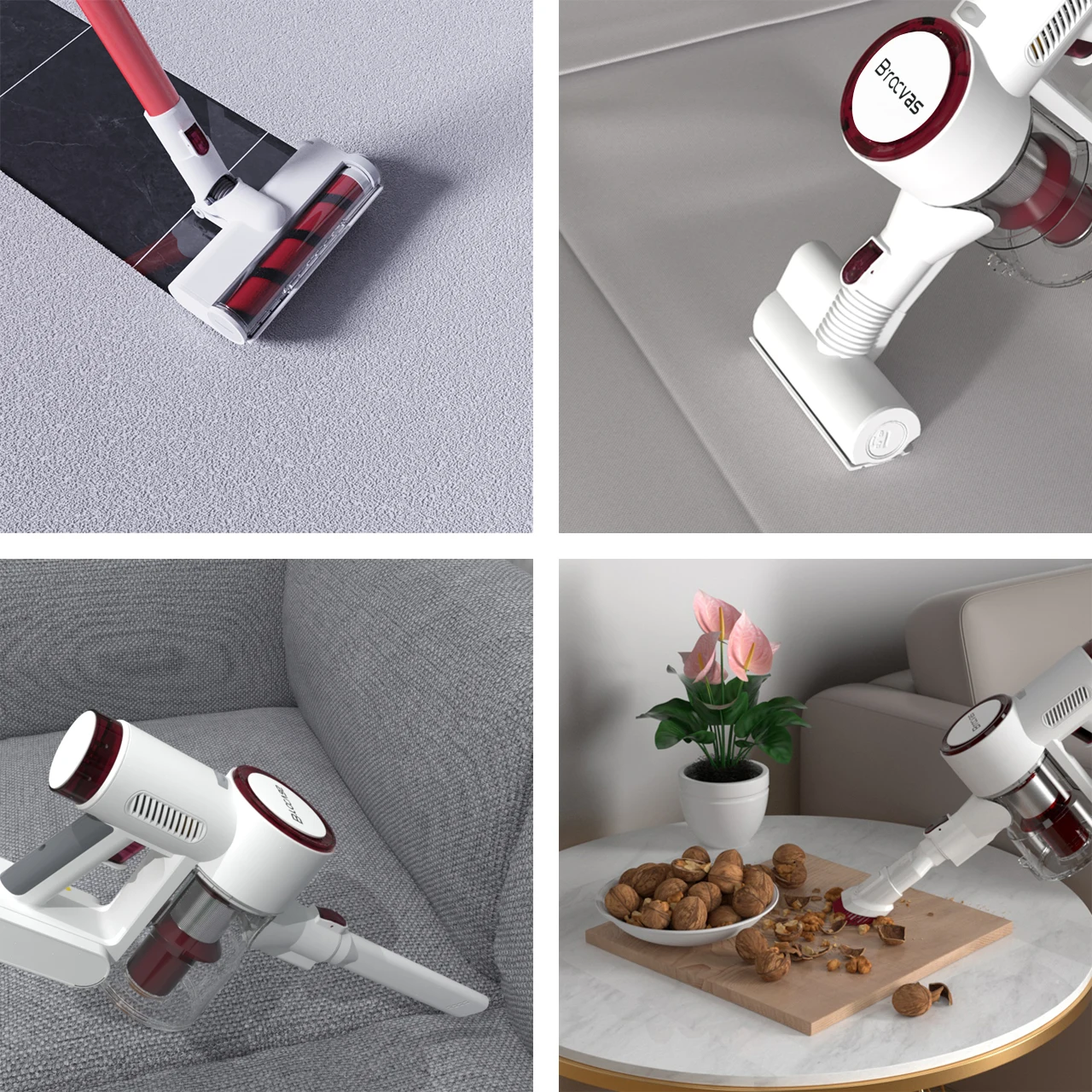 Home Floor Clean Appliances Wireless Telescopic Tube Up-right Stick Cordless Vacuum Cleaner Bagless Cyclonic Vacuum Cleaner