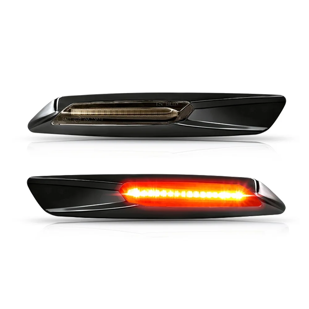 LED Sequential Car Body Side Marker Turn Signal Flash Indicator Blink Lamp Light Fit For E46 E81 E87 E90 E92 E93 E60 1 3 Series