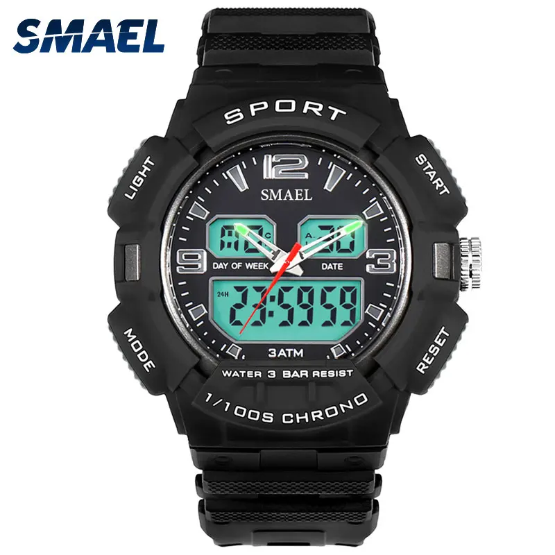 Hot Sale Luminous Hands Digital Wrist Watches 5 Bar Quartz Watch With Box