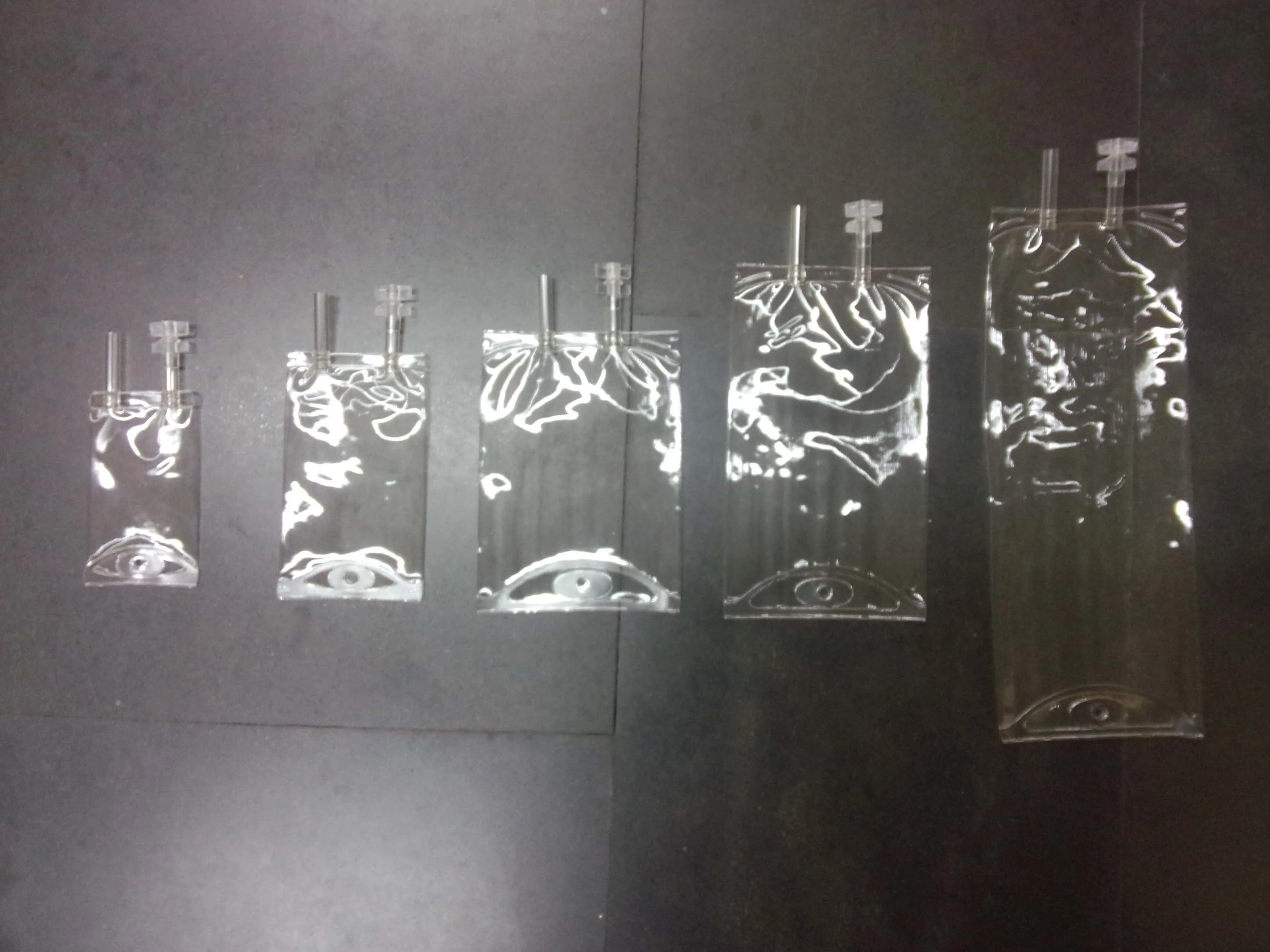 strong durable 1000ml IV bag Sample shipping PO