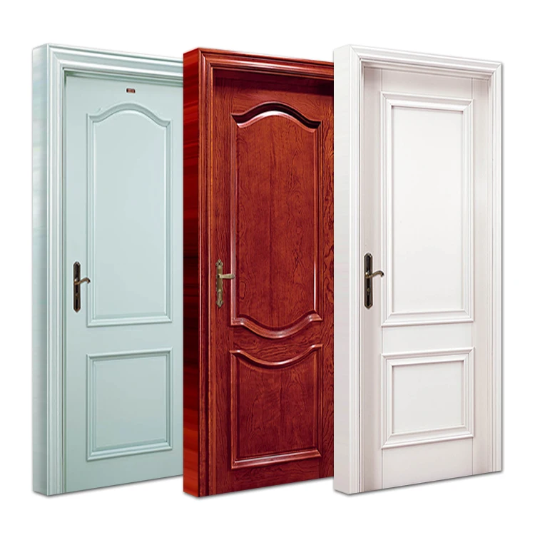 Foshan factory house indoor room paint colors flower solid core wood doors designs interior bedroom single rosewood wooden door