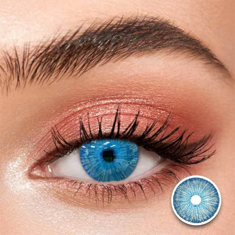 New york small pupil contact lenses charming brown color contact lens with prescription