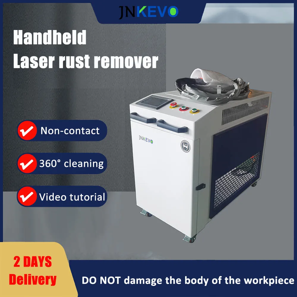 JNKEVO 2000w 3000w laser rust removal and welder laser sandblasting cleaning machine