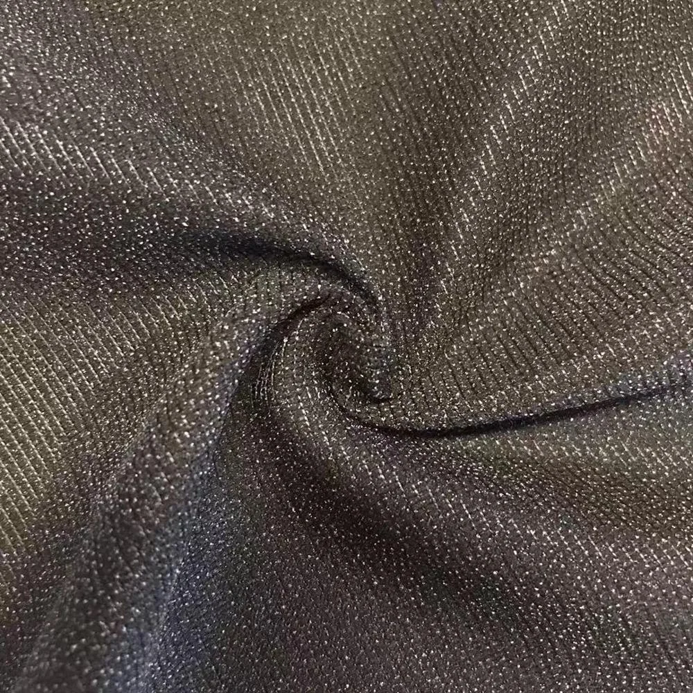 High Quality 100% Polyester PES Double Dot Tricot Knitted Gum Stay Interlining Fabric For Men Suits/Necktie