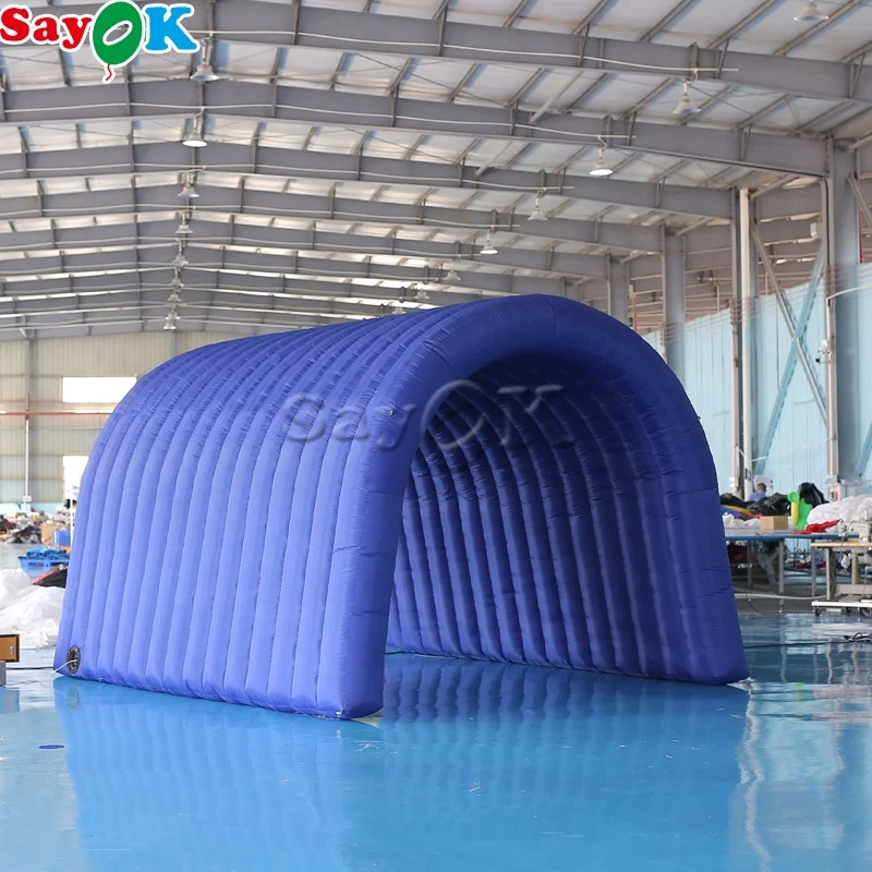 Oem Jet Tunnel Inflatable Misting Mascot Bulldog Devil Football Helmet Crocodile Led Light Tent Outwell Giant Inflatable Tunnel