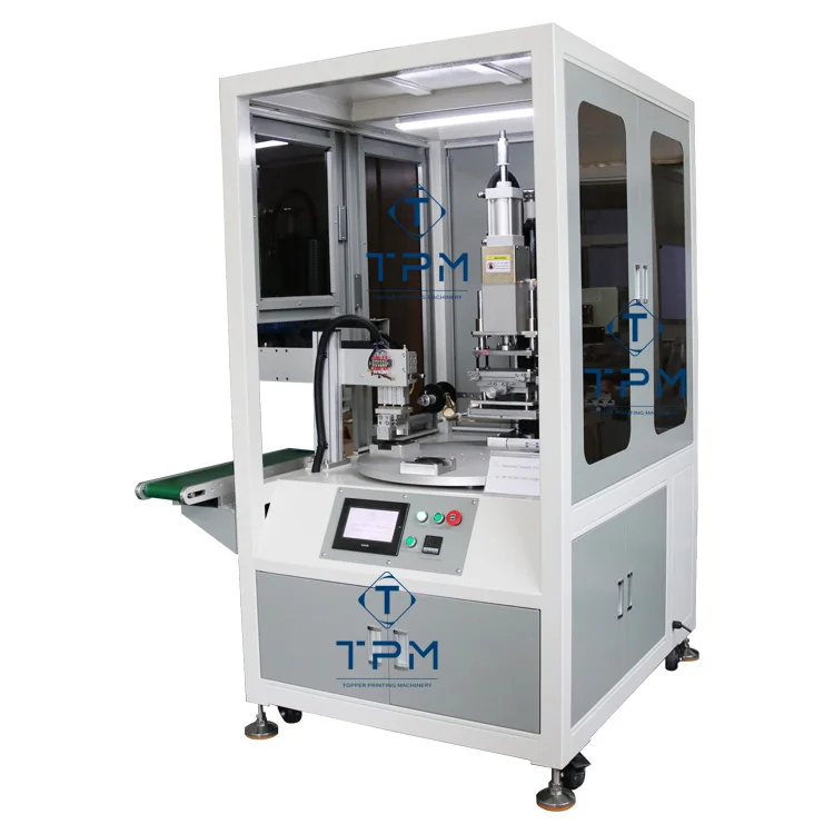 Fully automatic car spare parts flatbed round hot foil stamping machine with CE