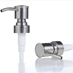 manufacture 28/400 metal foaming liquid soap dispenser 304 stainless steel lotion bottle pump sprayer for hand wash