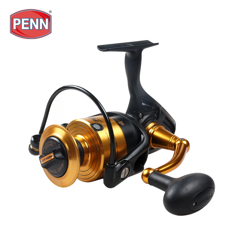 Оригинальная Рыболовная катушка PENN Spinfisher V SSV 3500-10500 спиннинговая для соленой воды лодки полностью металлический корпус рыболовная