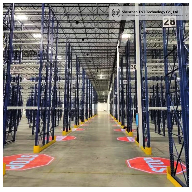 TNT Manufacturing Forklift Use Safety Warning Projector Light Warehouse Safety LED Lights